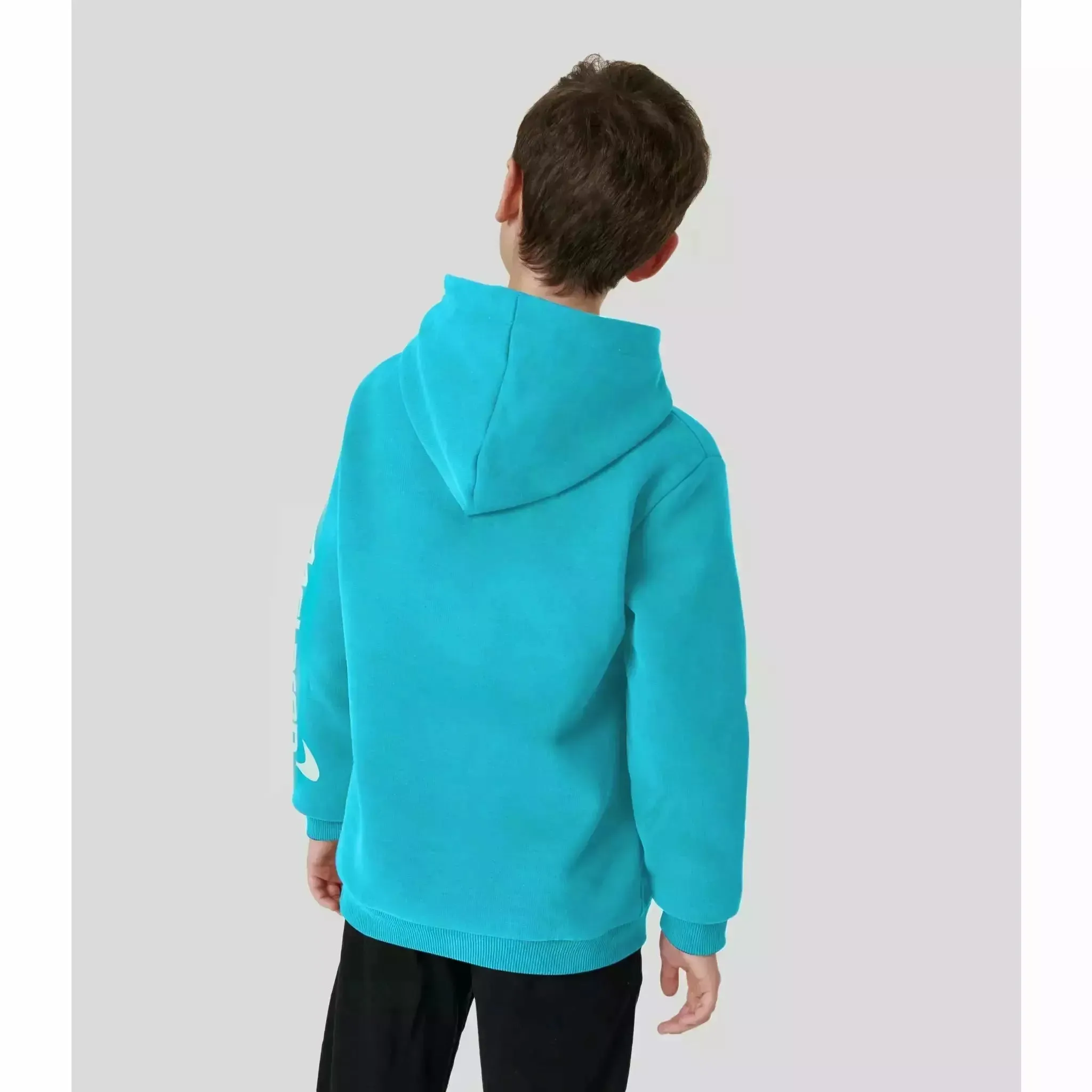 McLaren F1 Kids Miami Neon Logo Hoodie-Vice Blue/Aqua Sky