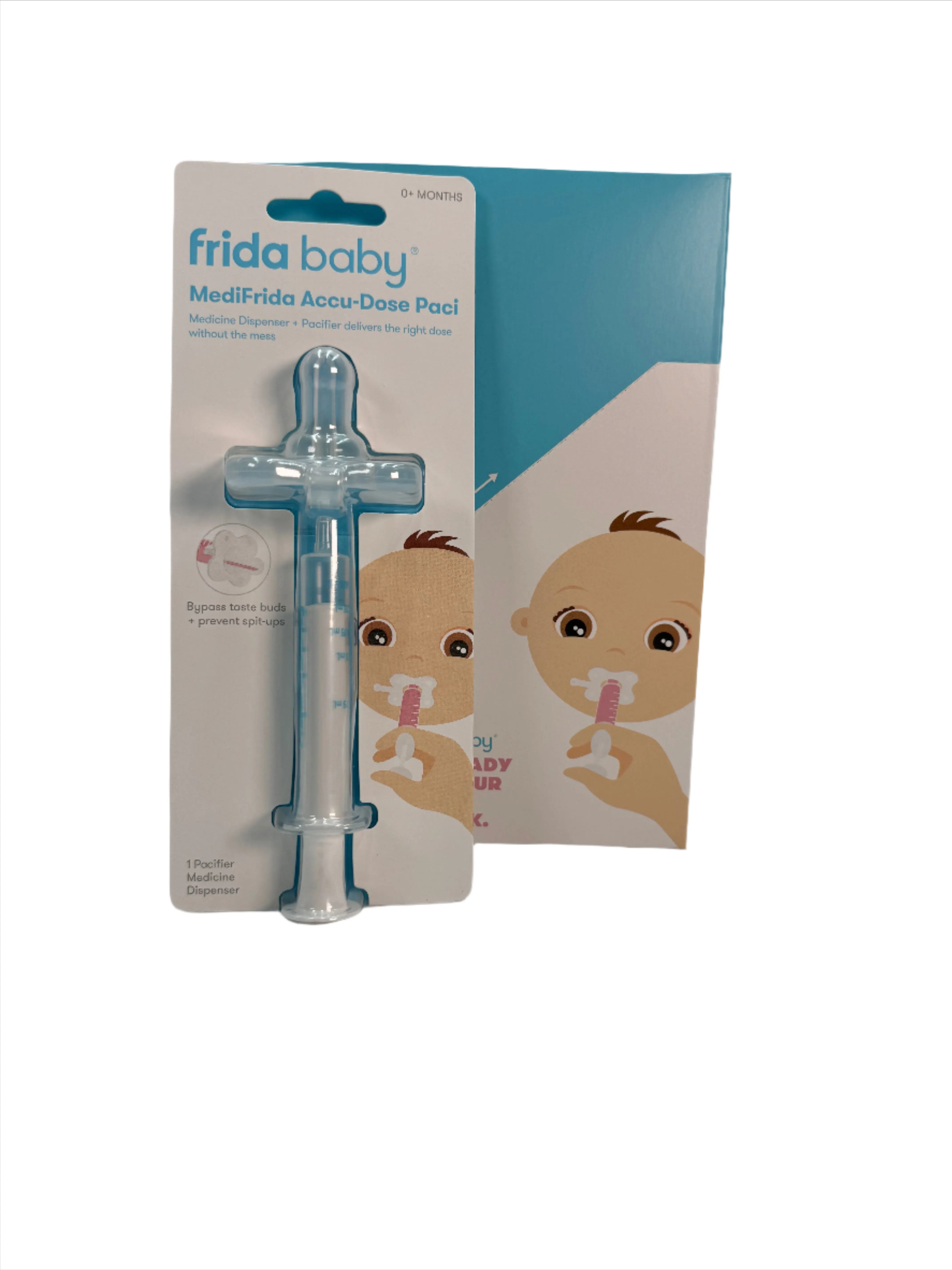 MediFrida the Accu-Dose Pacifier Baby Medicine Dispenser by FridaBaby.  Case of 4 pacifiers.