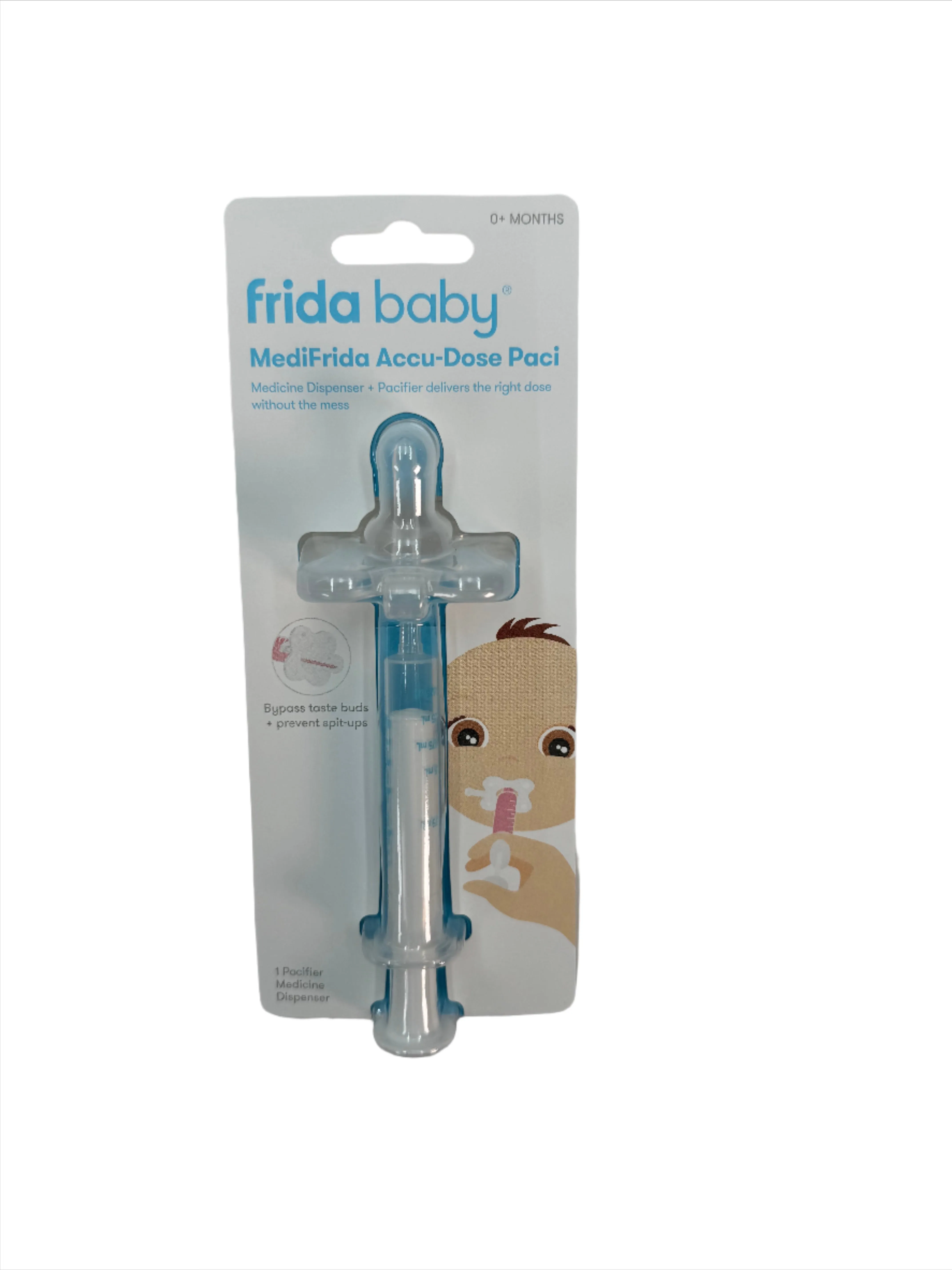 MediFrida the Accu-Dose Pacifier Baby Medicine Dispenser by FridaBaby.  Case of 4 pacifiers.