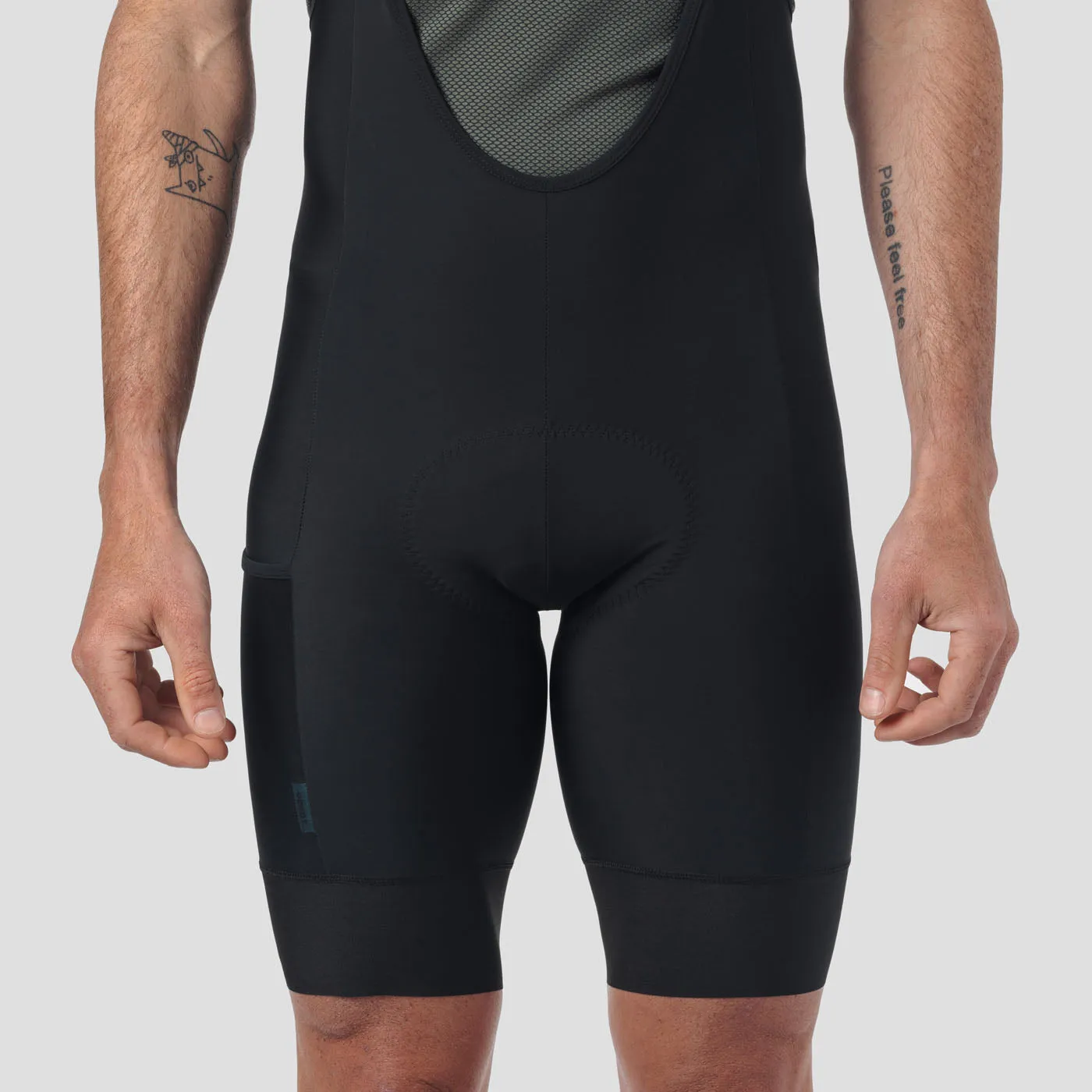 Men's Work Bib Short - Obsidian