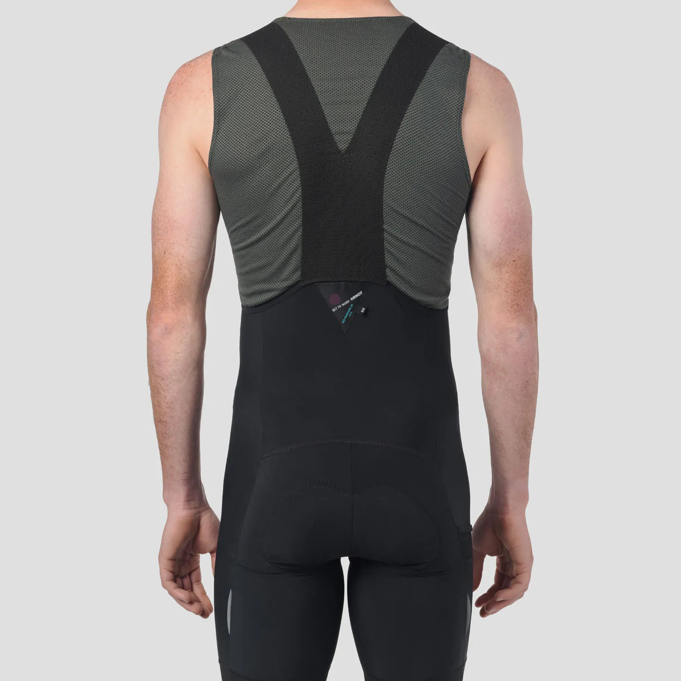 Men's Work Bib Short - Obsidian