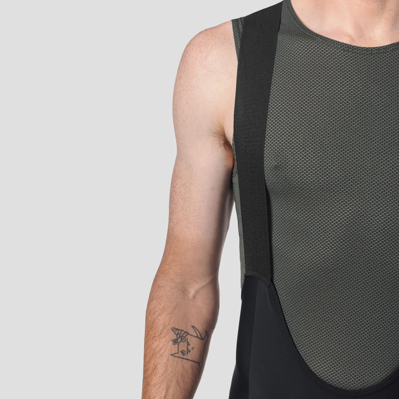 Men's Work Bib Short - Obsidian