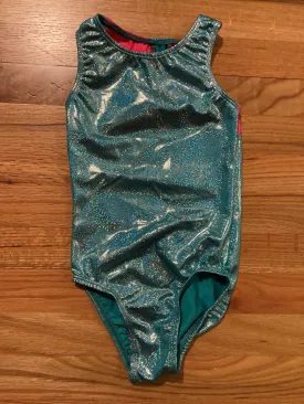 Metallic Blue and Pink Leotard