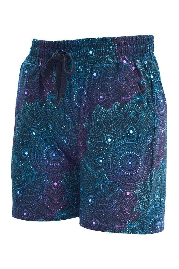 Midnight Mandala Jogger Shorts