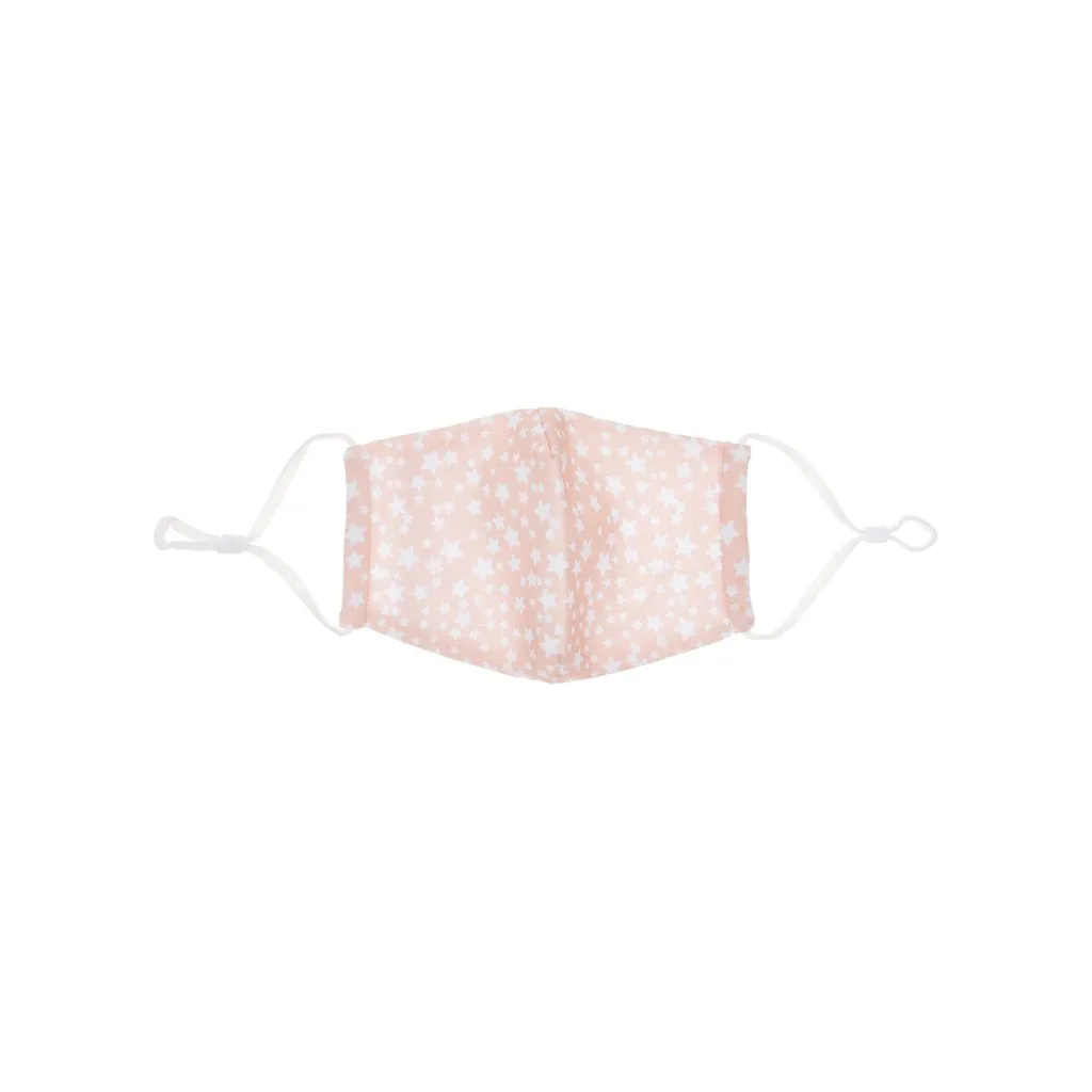 MIMI & LULA - Pink Star Print Face Mask - Child