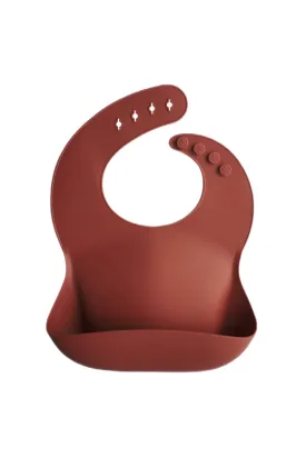 Mushie - Silicone Bib - Spice