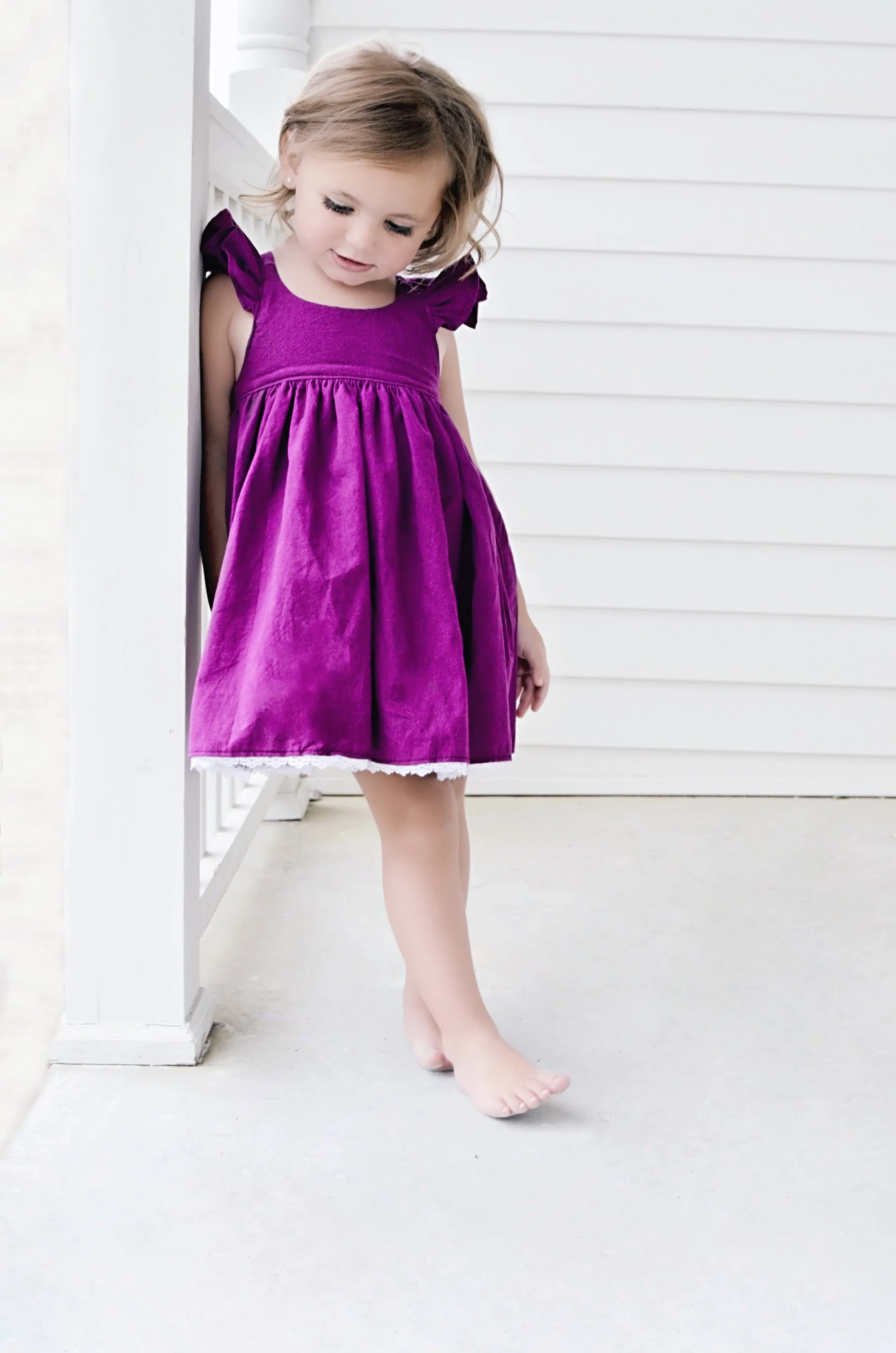 Olivia Dress - Plum