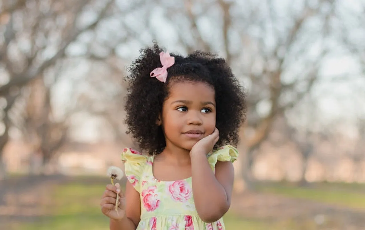 Olivia Dress - Yellow Floral