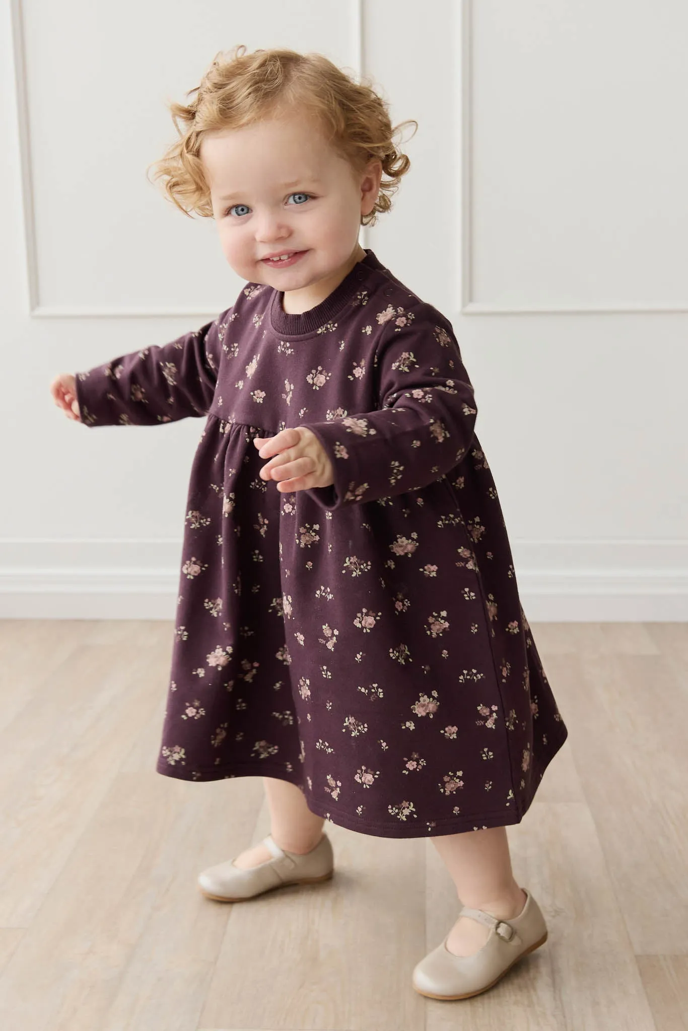 Organic Cotton Charlotte Dress - Petite Fleur