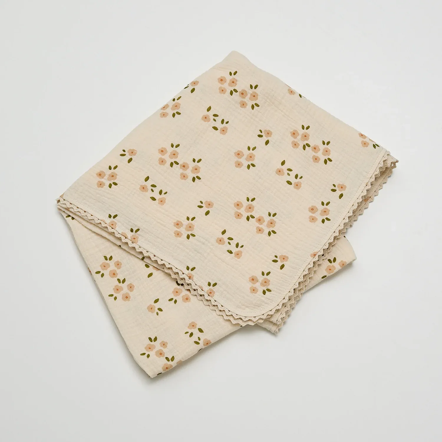 Organic Swaddle - Daisy Lace