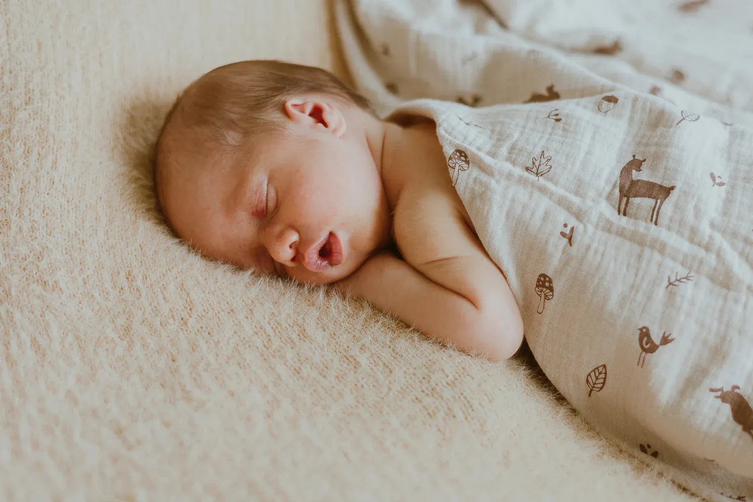 Organic Swaddle - Woodlands