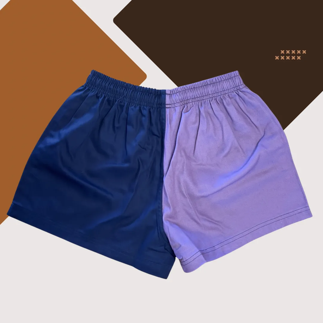 Original HBGC Purple/Navy Rugby Shorts