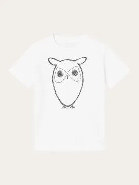 Owl t-shirt - Bright White