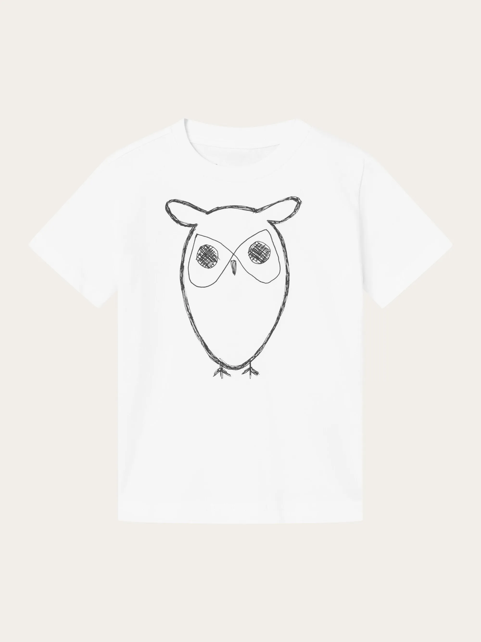 Owl t-shirt - Bright White