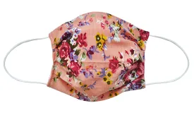 Peach Flower Fabric Face Mask (Child)