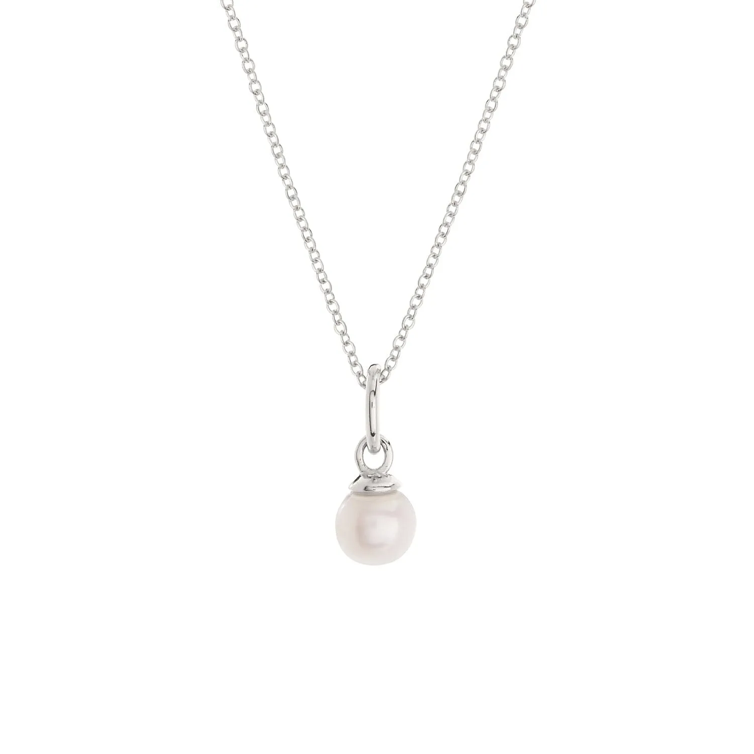 Pearl Mini Charm Necklace