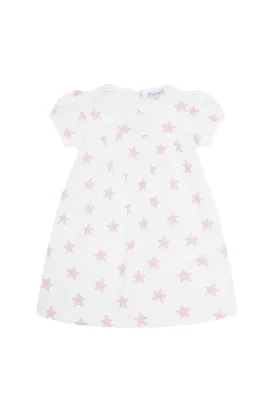 Pink Stars Print Playtime Dress