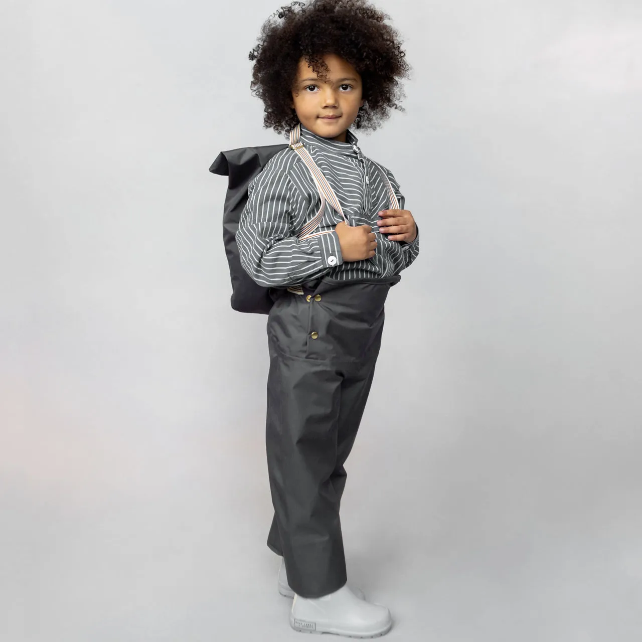 Rain Sailor Pants for Kids 100% recycled PET - Rosemary (2-10y)