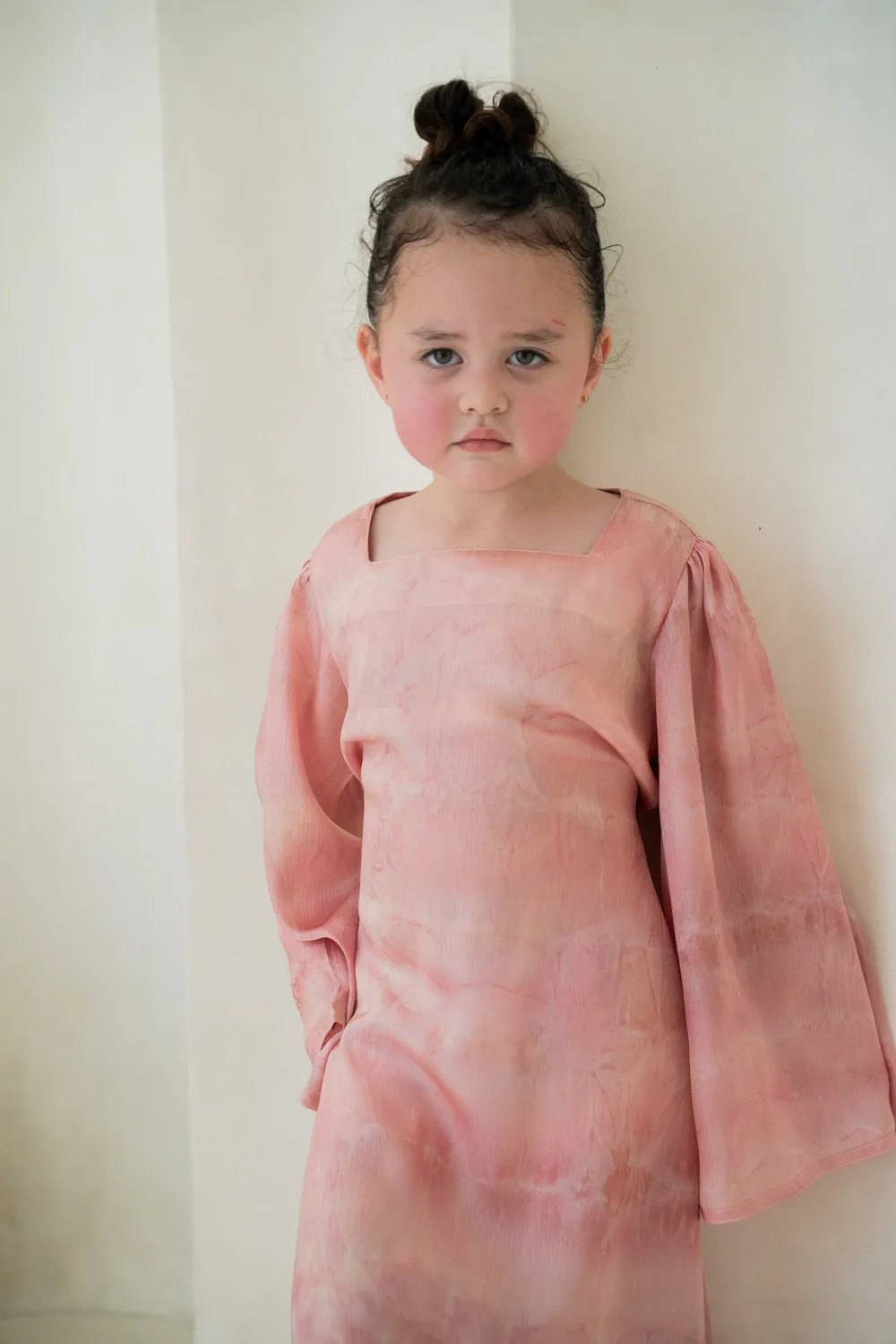 Rose Glow Kids Abaya