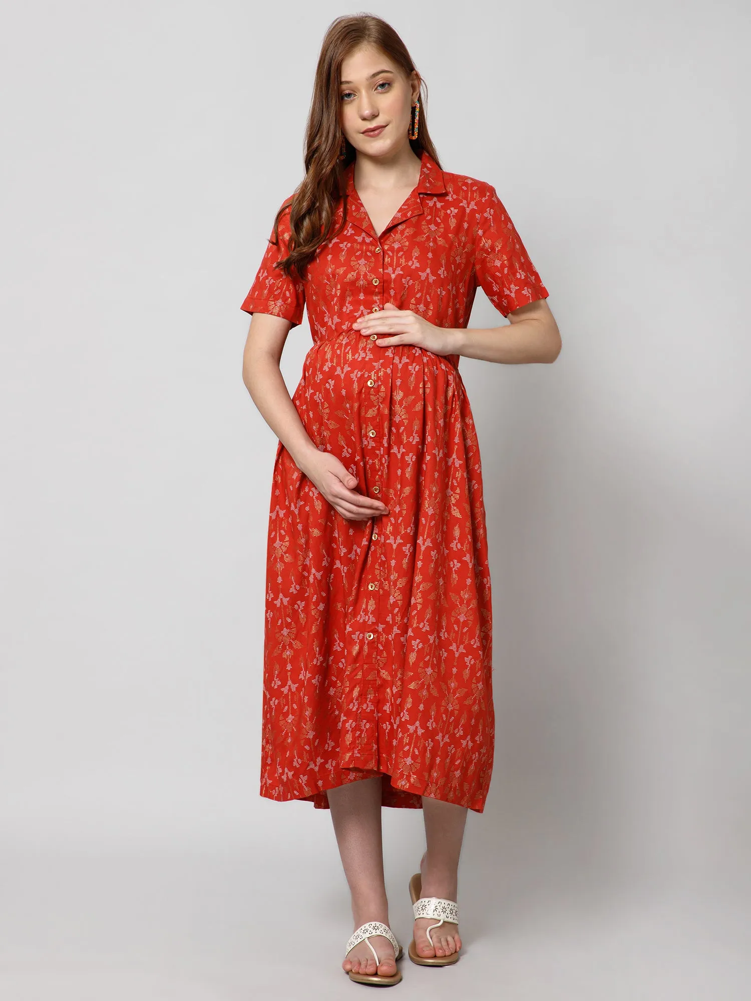 Ruby Zipless Feeding Kurti with Pocket