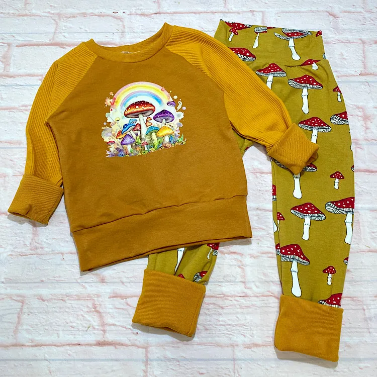 Size Med (3-6y) Winter Jumper - Magic Mushrooms