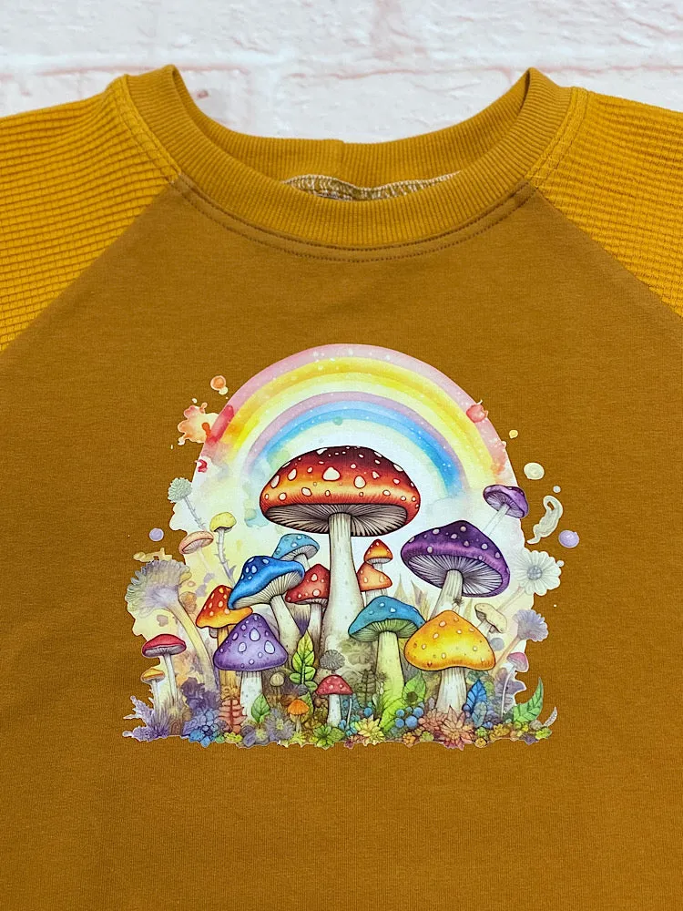 Size Med (3-6y) Winter Jumper - Magic Mushrooms