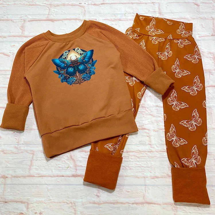 Size Med (3-6y) Winter Jumper - Mystic Moth