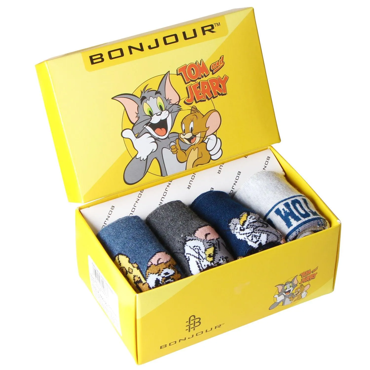 Tom & Jerry Socks for Kids - Pack of 4