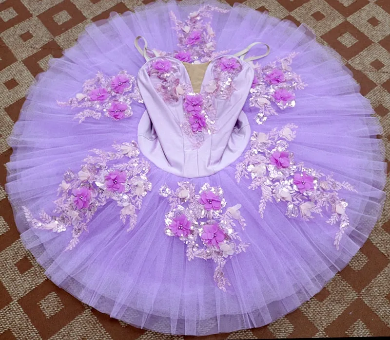 #TT050 Lilac Fairy Pre-Professional Performance Classical Pancake Tutu