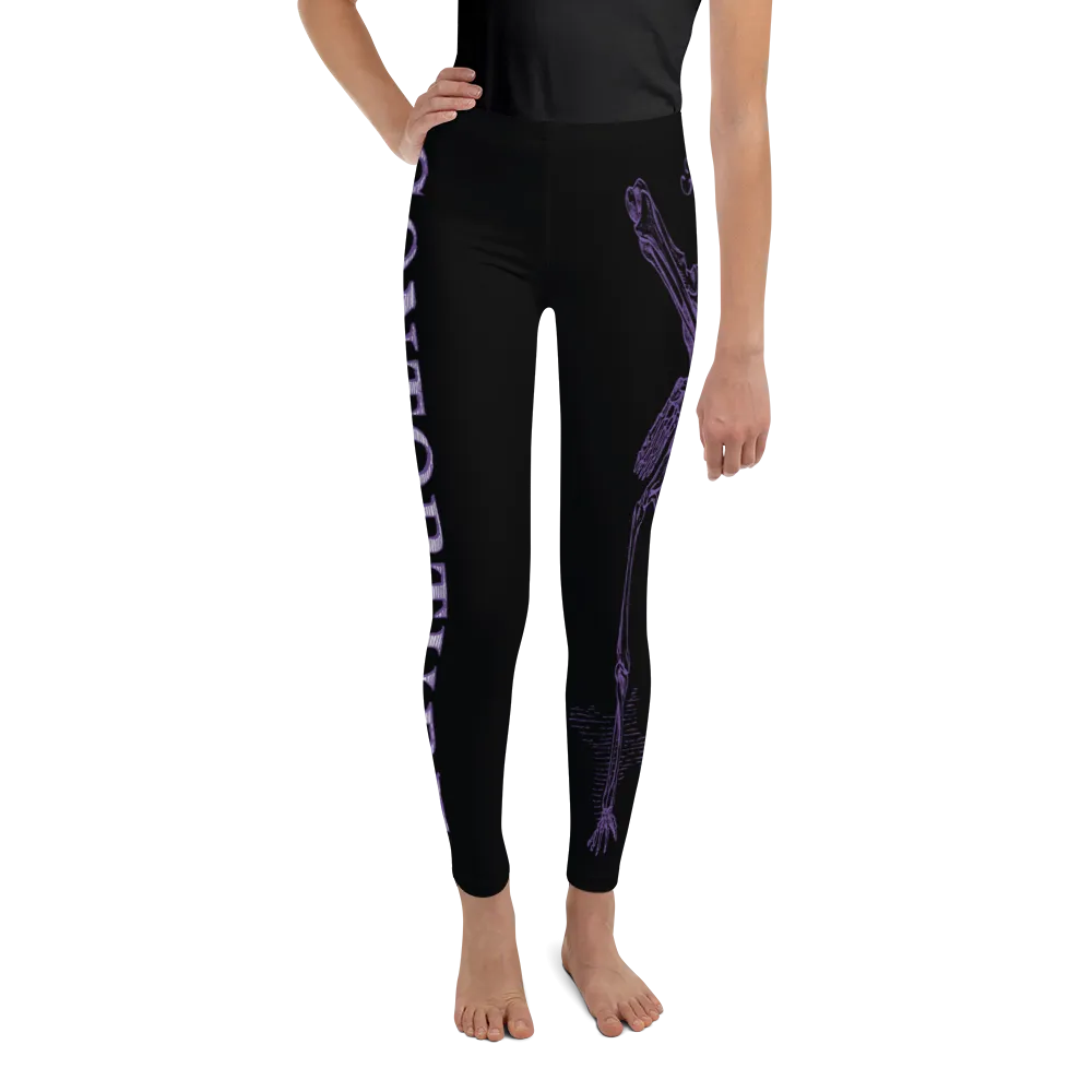 Youth CONTORTURE Leggings: Purple Passion